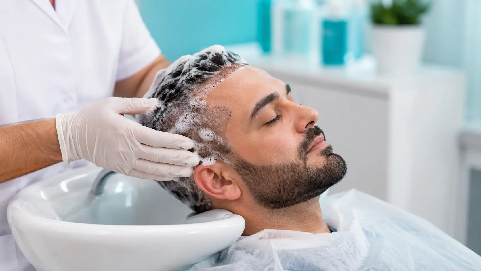 روش صحیح شستشوی سر بعد از کاشت مو توسط کارشناس کلینیک نوژا کاشت